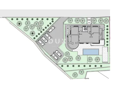 Building plot, Jušići - conceptual design for 13 apartments - 4
