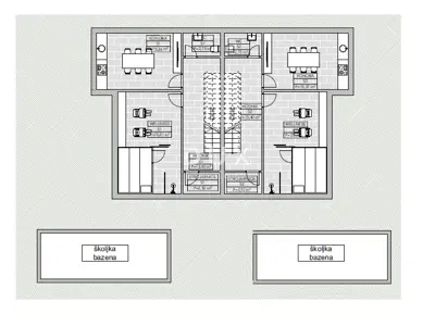 Building plot, Jušići - conceptual design for 13 apartments - 9