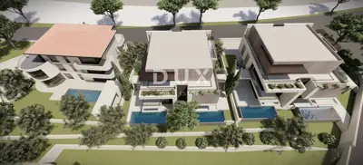 Building plot, Jušići - conceptual design for 13 apartments