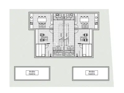 Building plot, Jušići - conceptual design for 13 apartments - 15