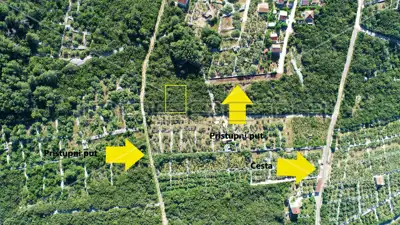Baugrundstück 932 m², Nečujam, Meerblick und Split - 6