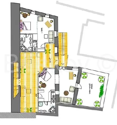 Gewerbeobjekt 900 m², Trogir - historische Palast an der Uferpromenade - 7