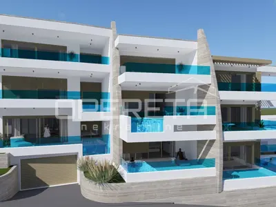 Apartment 109 m², Grebaštica by the coast, new build with pool