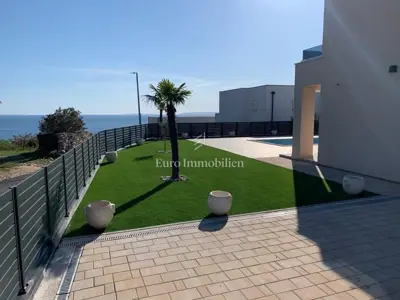 Vila 150 m², Novalja - bazen i pogled na more - 17