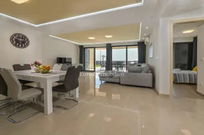 Vila 150 m², Novalja - bazen i pogled na more - 6