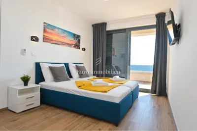 Vila 150 m², Novalja - bazen i pogled na more - 13