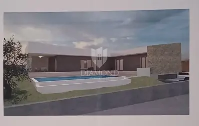 Građevinski teren sa građevinskom dozvolom i projektom