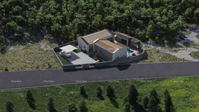 Building plot, Svetvinčenat - permit for a villa with a pool - 6