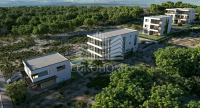 Penthouse 71 m², Mandre - sea view and private rooftop terrace - 2