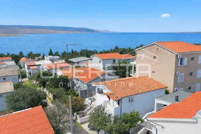House in Jasenice, 200 m from the sea and sea view