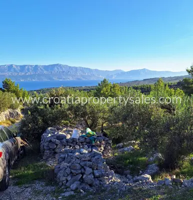 Poljoprivredno zemljište 10.970 m², Otok Brač - pogled na more - 13
