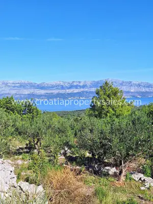 Poljoprivredno zemljište 10.970 m², Otok Brač - pogled na more - 9
