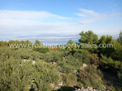 Poljoprivredno zemljište 10.970 m², Otok Brač - pogled na more - 3