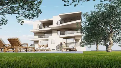 Stan 75 m², Lovrečica kod Umaga, novogradnja s bazenom - 17