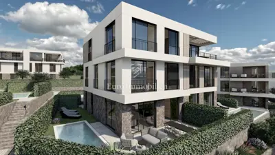 Krk - zemljište s projektom za kuću s 3 stana - 2