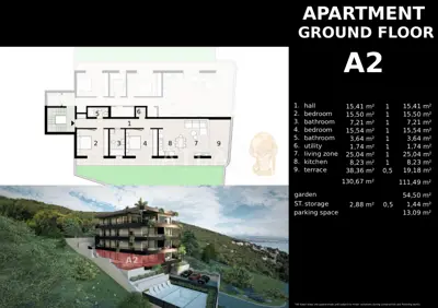 IČIĆI | Ekskluzivni stan u prizemlju moderne novogradnje s pogledom na - 11