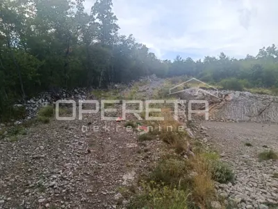 Land 7,297 m², Škalnica near Rijeka, view of Cres and Kvarner - 4