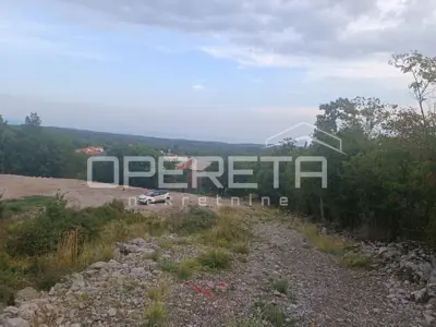 Land 7,297 m², Škalnica near Rijeka, view of Cres and Kvarner - 3