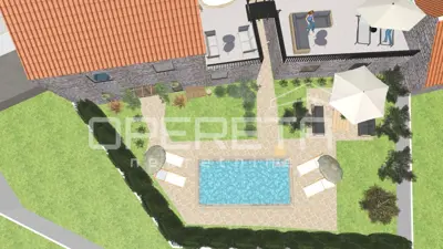 House 110 m², Karojba - stone house for renovation - 14