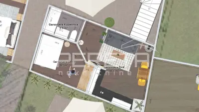 House 110 m², Karojba - stone house for renovation - 13