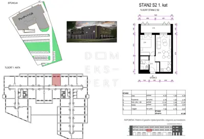 Resnik, Novogradnja, dvosoban stan na prvom katu, 41 m² - 10