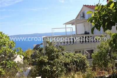 Wohnung 52 m², Omiš - Panoramablick auf das Meer