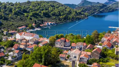 Building land, Šipanska Luka, sea and harbor view