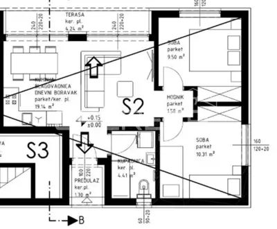 Apartment for sale in Nin, 64 m² - 3