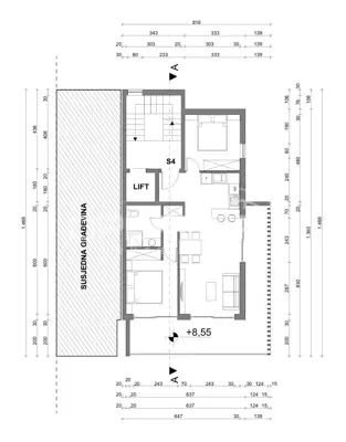 Stan 71 m², Makarska - novogradnja blizu plaže - 23