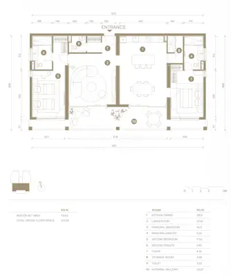 Penthouse 125 m², Novi Vinodolski - sea view and terrace - 11