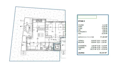 Modern new build - Two-bedroom apartment, ground floor, 90 m², Sveti Filip i Jakov - 6