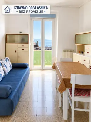 Stan, Belveder Rijeka, 2 spavaće sobe i balkon s pogledom na more - 10