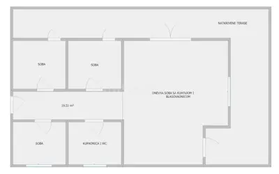 Penthouse 106 m², Kopčevec - 3 rooms and two terraces - 19