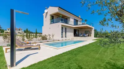 Vila 90 m², Labin - grijani bazen i maslinik - 2