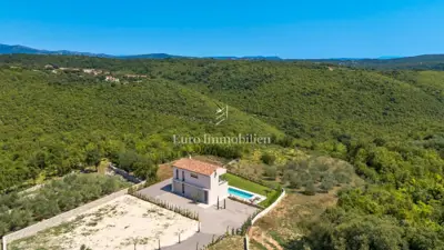 Vila 90 m², Labin - grijani bazen i maslinik - 19