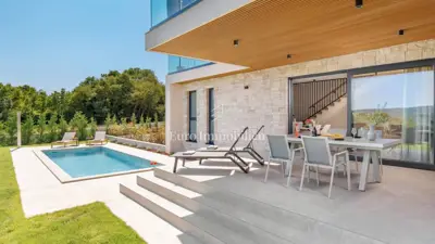 Vila 90 m², Labin - grijani bazen i maslinik - 7