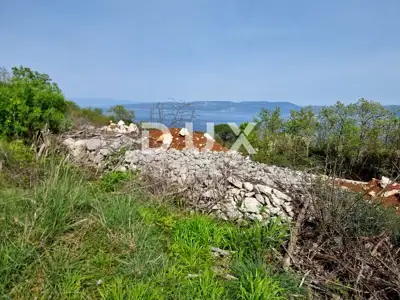 Građevinsko zemljište, Rabac - panoramski pogled na more - 8