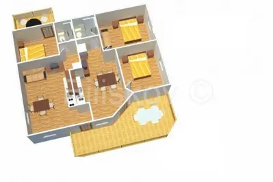 Rogoznica, uvala Lozica, samostojeca apartmanska kuca. - 24