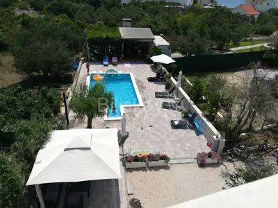 Rogoznica, uvala Lozica, samostojeca apartmanska kuca. - 16