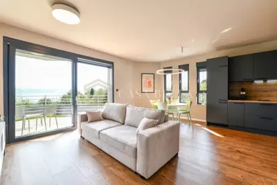 Ika, Opatija, 1S+DB, 59 m², novogradnja, pogled na more!