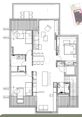 Penthouse 133 m², Maksimir - near the Faculty of Economics - 8