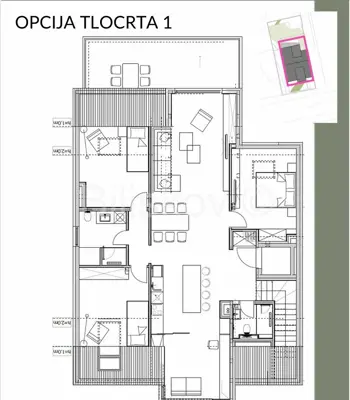 Penthouse 133 m², Maksimir - near the Faculty of Economics - 12