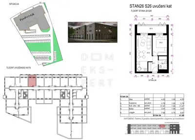 Resnik, Stan 26, Stan na drugom katu novogradnje, 41 m² - 10