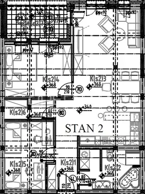 Wohnung 92 m², Otok Virje - Neubau mit Loggia - 12