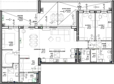 Apartment 115 m², Čakovec Globetka, low-energy building - 6