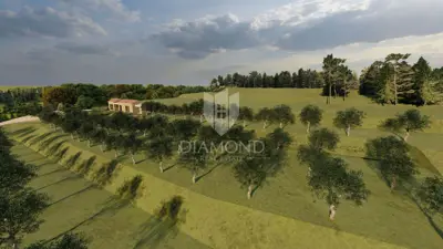 Building plot 758 m², Pićan - open view of the hills - 12