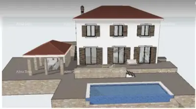 Građevinsko zemljište 780 m², Svetvinčenat - građevinska dozvola
