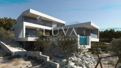 Baugrundstück 926 m², Krk - Villenprojekt 470 m² - 12
