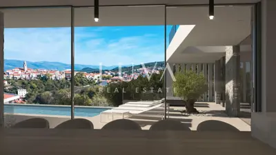 Baugrundstück 926 m², Krk - Villenprojekt 470 m² - 3