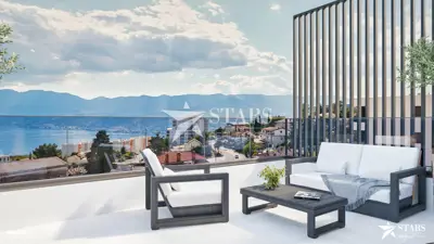 Rijeka, Martinkovac - luksuzni stan u novogradnji 3SB+DB, 1.kat - 2